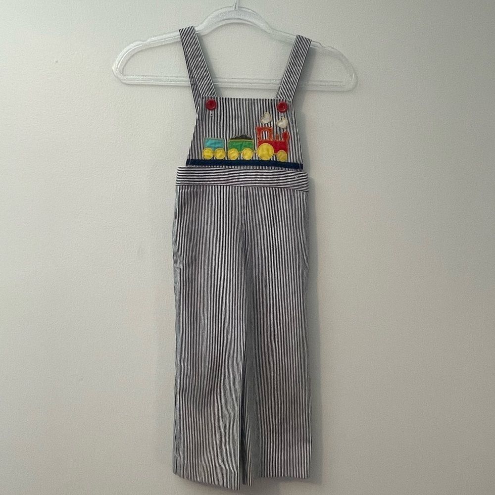 Vintage train overalls 4T